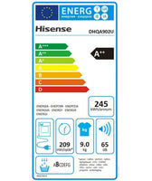 Hisense DHQA902U Στεγνωτήριο Ρούχων 9 kg