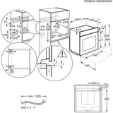 AEG BPE748380B Εντοιχιζόμενος Φούρνος