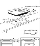 AEG IAE84851FB Επαγωγική Εστία