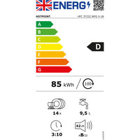 Hotpoint Ariston HFC3T232WFGXUK  Ελεύθερο Πλυντήριο Πιάτων