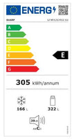 Sharp SJ-NFA35IHXIE-EU Ψυγείο Side by Side 179 x 84 cm