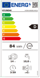Hyundai HYDW-W60B1A401K Ελεύθερο Πλυντήριο Πιάτων 14 Σερβίτσια