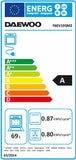 Daewoo F6EV19SMS Κεραμική Κουζίνα Inox